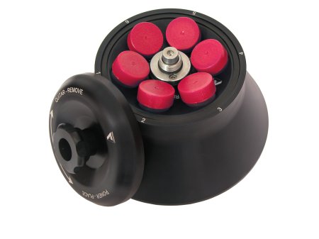 Angle fixed rotor 28º for 6 tubes of 50 ml hermetic Angle fixed rotor 28º for 6 tubes of 50 ml hermetic